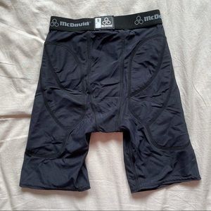 McDavid Black Side-Padded Athletic Briefs Size S